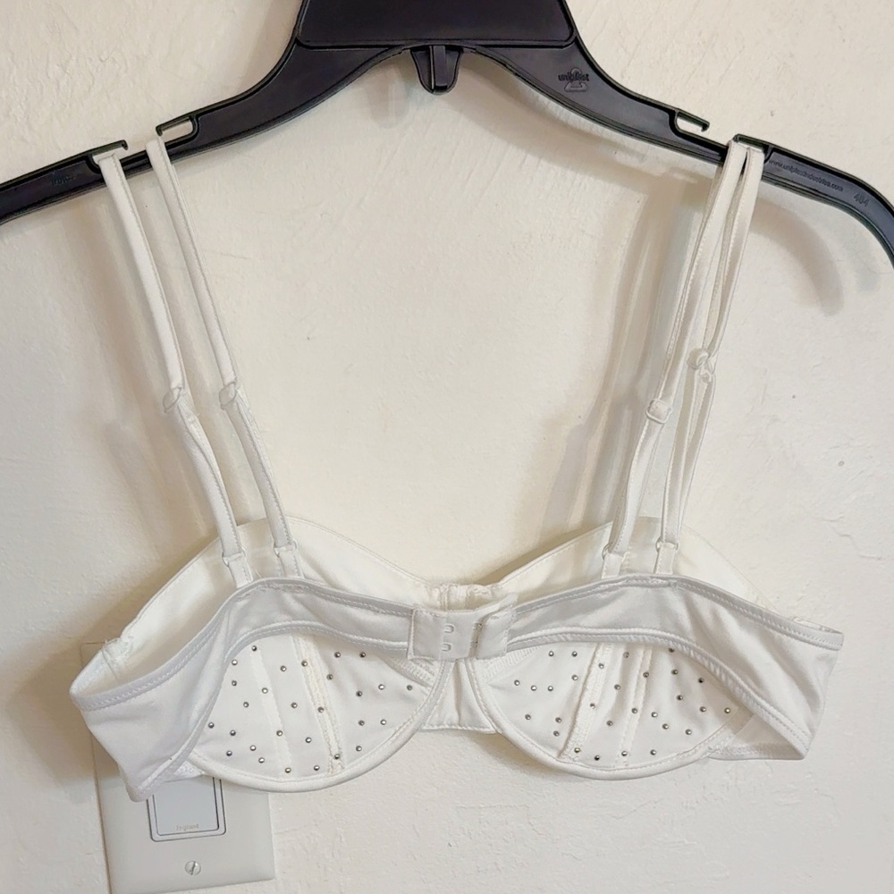 12th TRIBE PEARL EMBELLISHED BRA BUSTIER - Picture 6 of 6